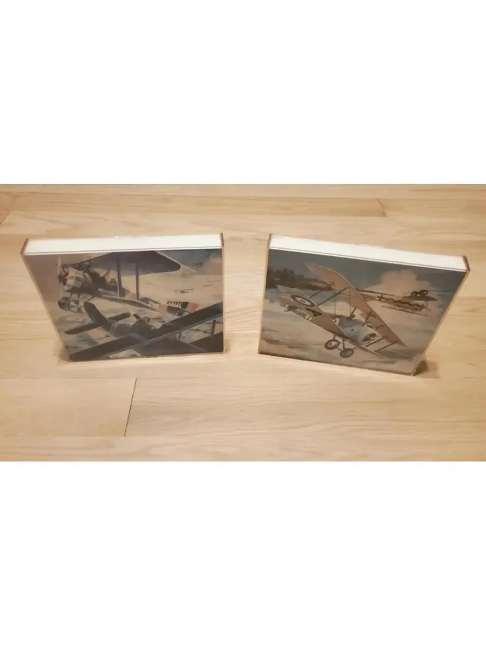Vintage Fighter Jet Foil Art